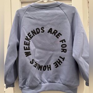 Small shop: Cedar North. Kids 4t crewneck.